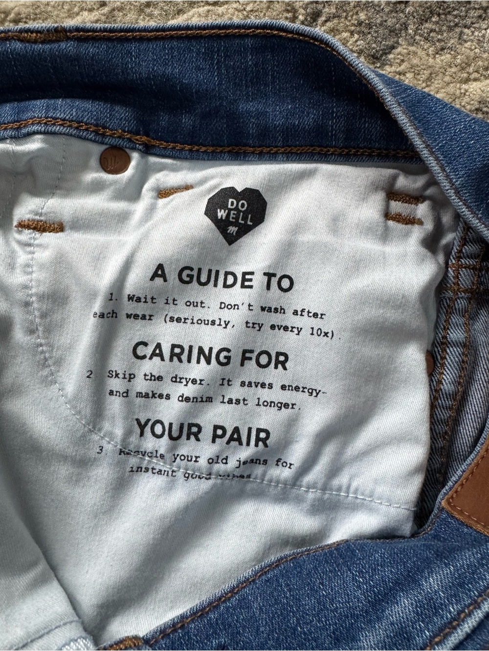 Madewell Dark Blue High-Rise Skinny Jeans with Frayed Hem - Picture 4 of 8
